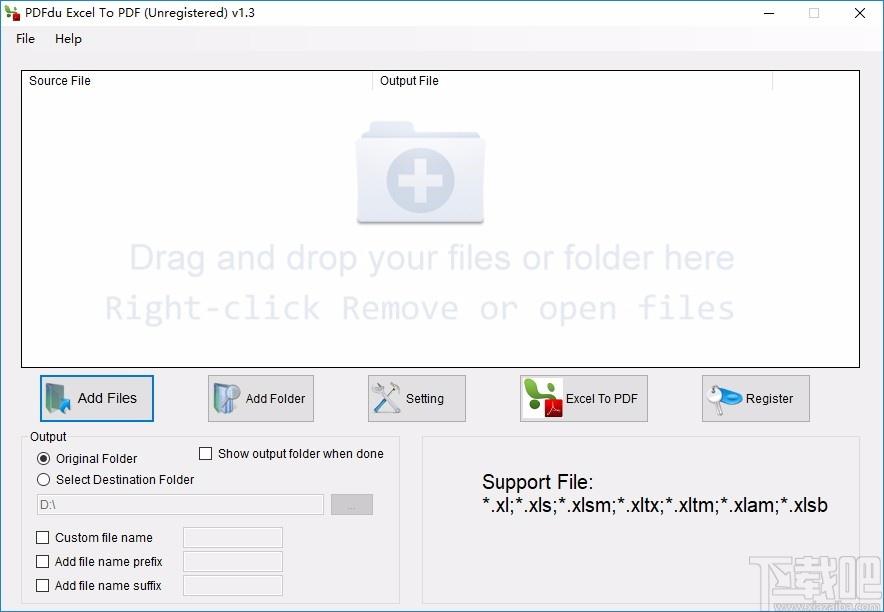PDFdu Excel To PDF Converter下载,PDFdu Excel To PDF