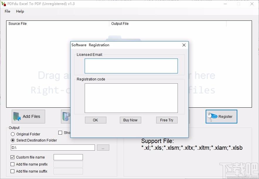 PDFdu Excel To PDF Converter下载,PDFdu Excel To PDF