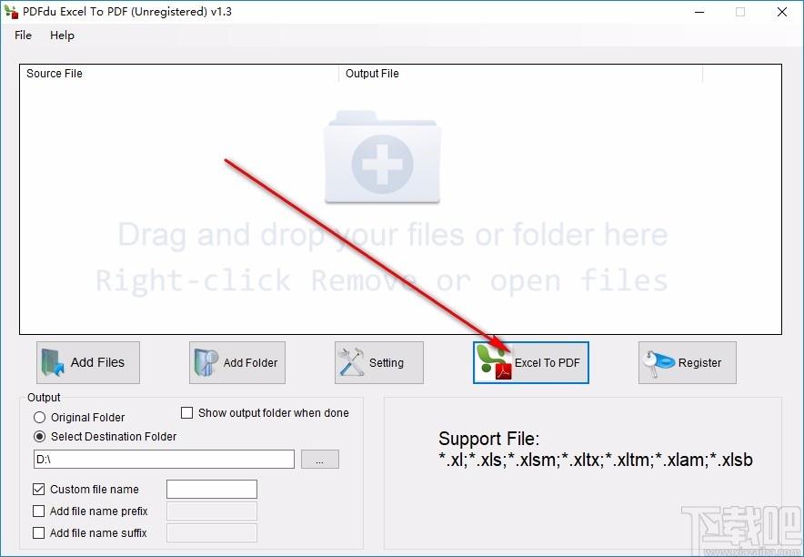 PDFdu Excel To PDF Converter下载,PDFdu Excel To PDF