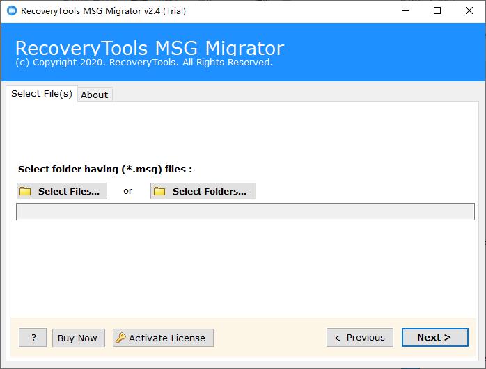 RecoveryTools MSG Migrator下载,MSG转换,文件转换