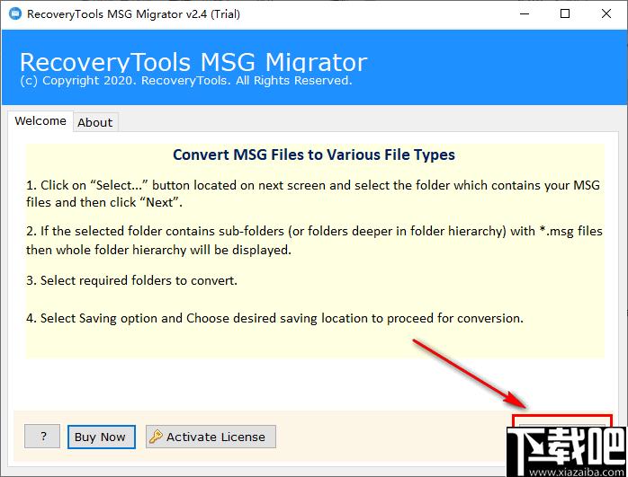 RecoveryTools MSG Migrator下载,MSG转换,文件转换